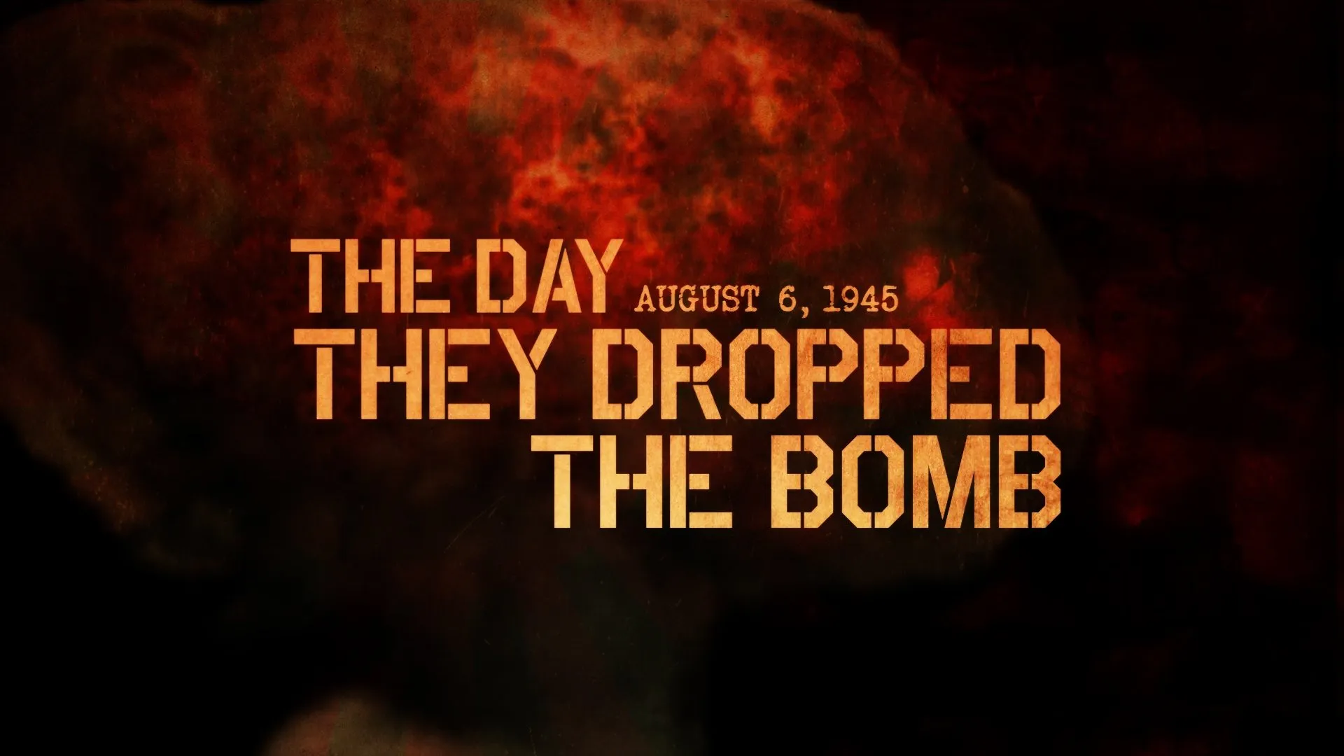 The Day They Dropped The Bomb