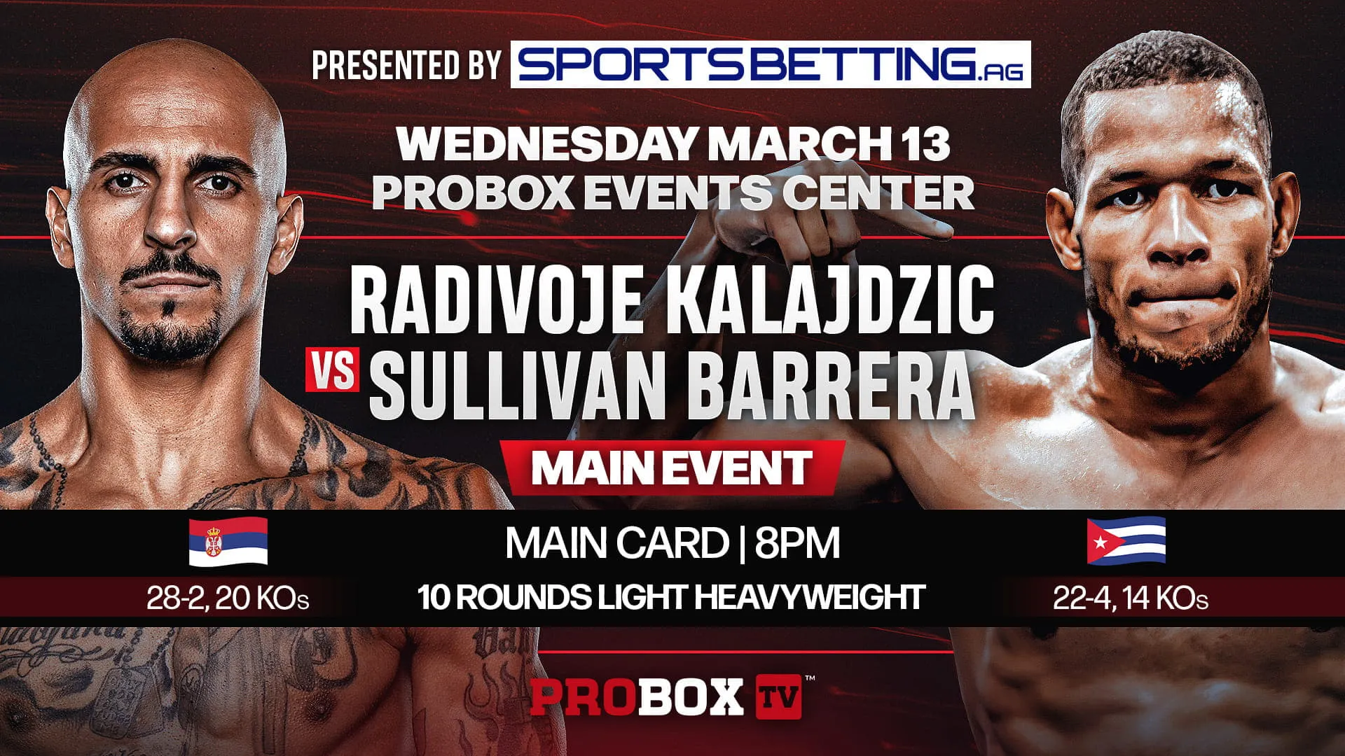 Radivoje Kalajdzic vs. Sullivan Barrera