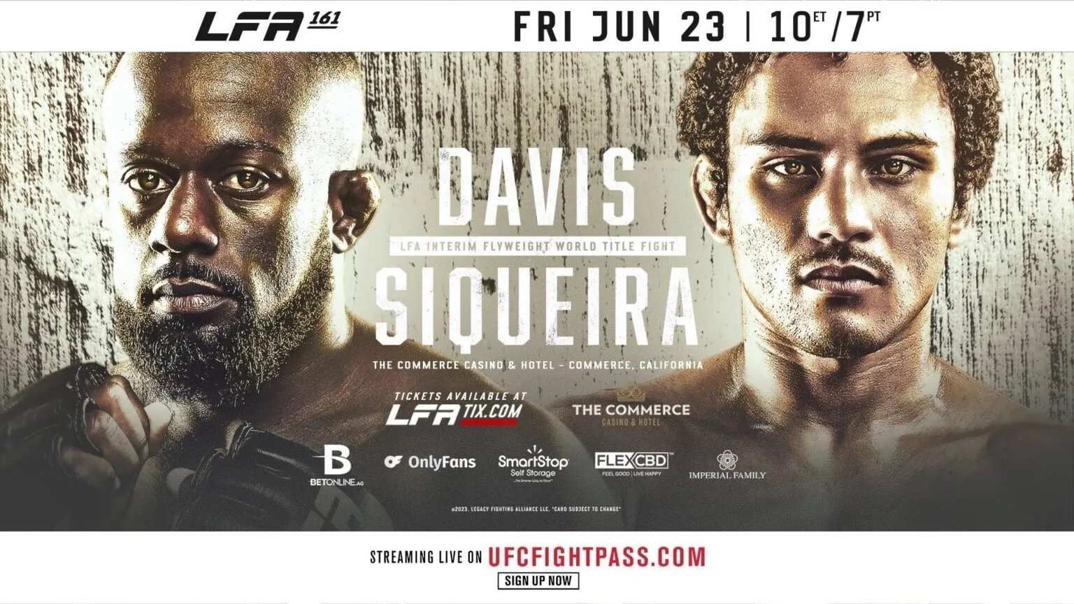 LFA 161: Davis vs. Siqueira