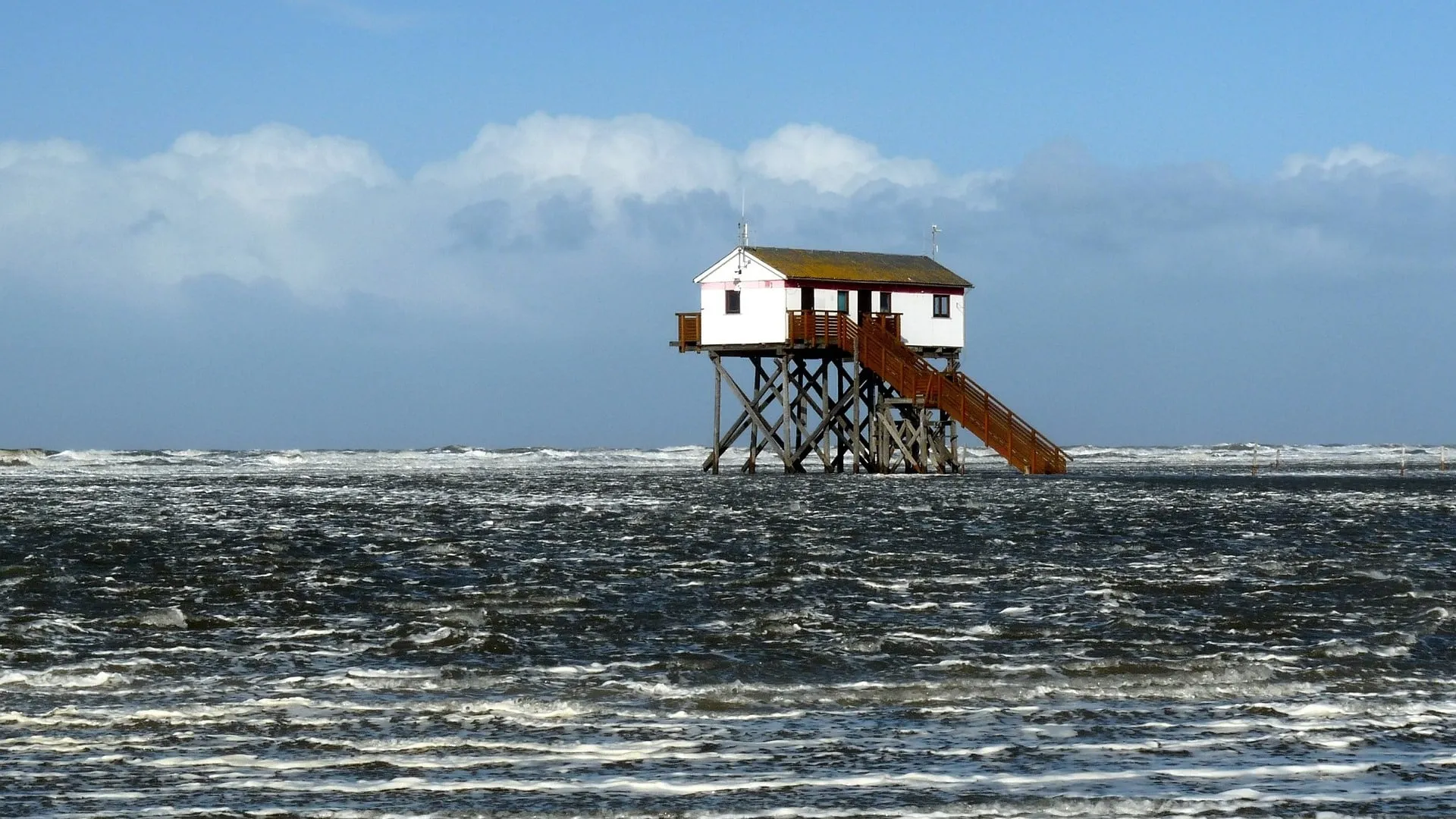 Die Nordsee von oben