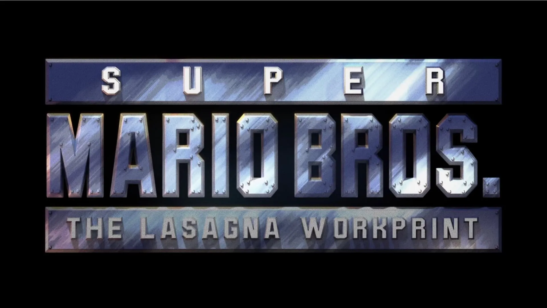 Super Mario Bros: The Lasagna Workprint