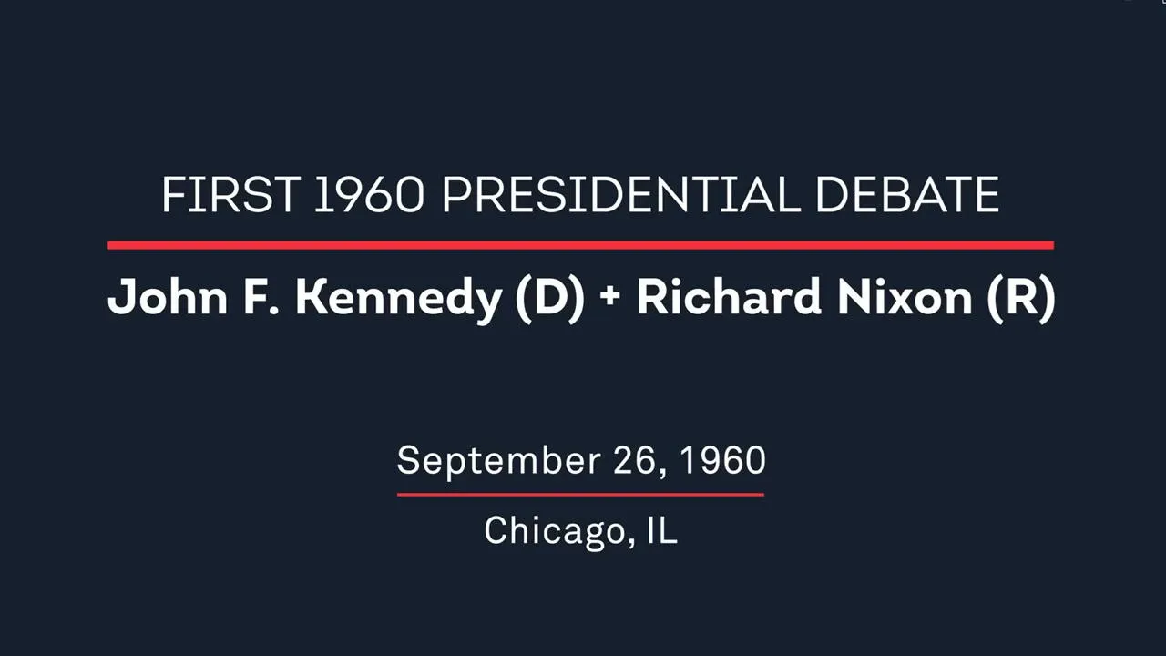 1960 First Presidential Debate