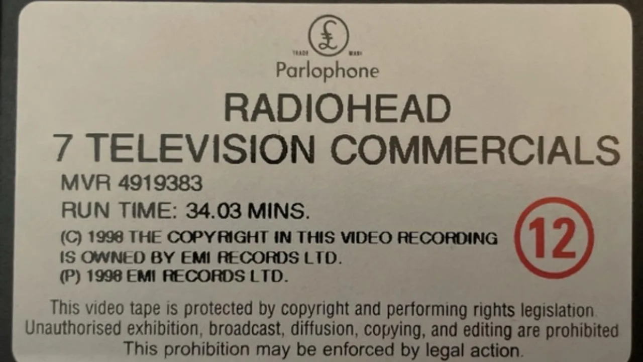 Radiohead: 7 Television Commercials