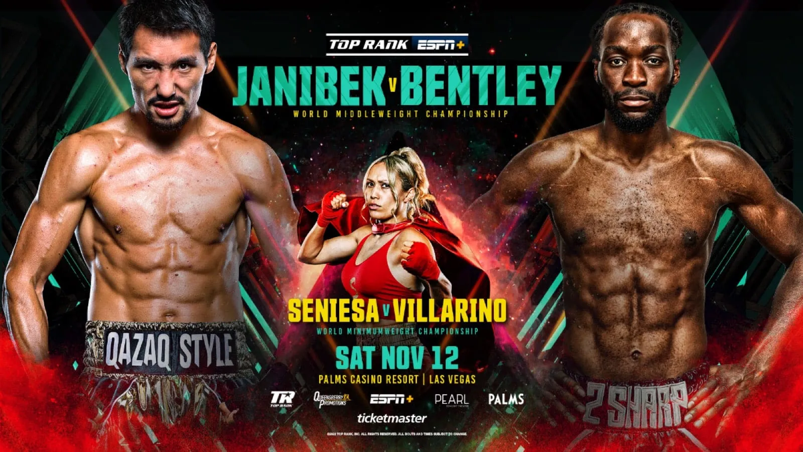 Janibek Alimkhanuly vs. Denzel Bentley