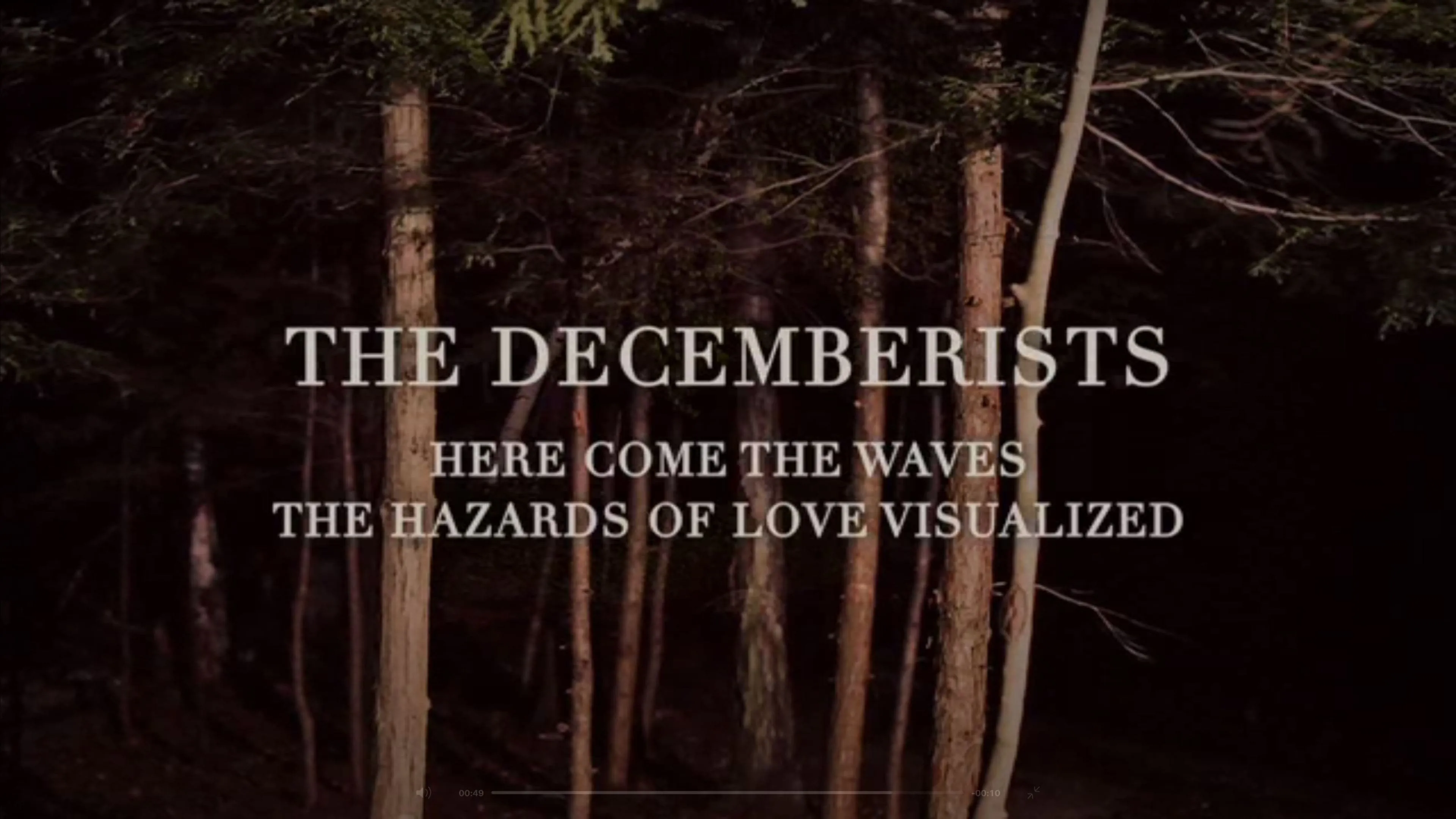 Here Come The Waves: The Hazards of Love Visualized