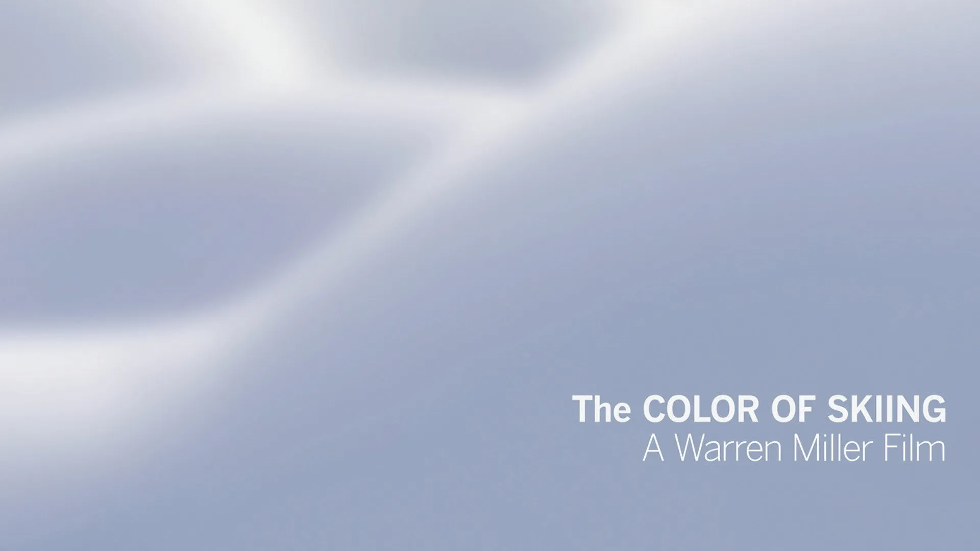 The Color of Skiing