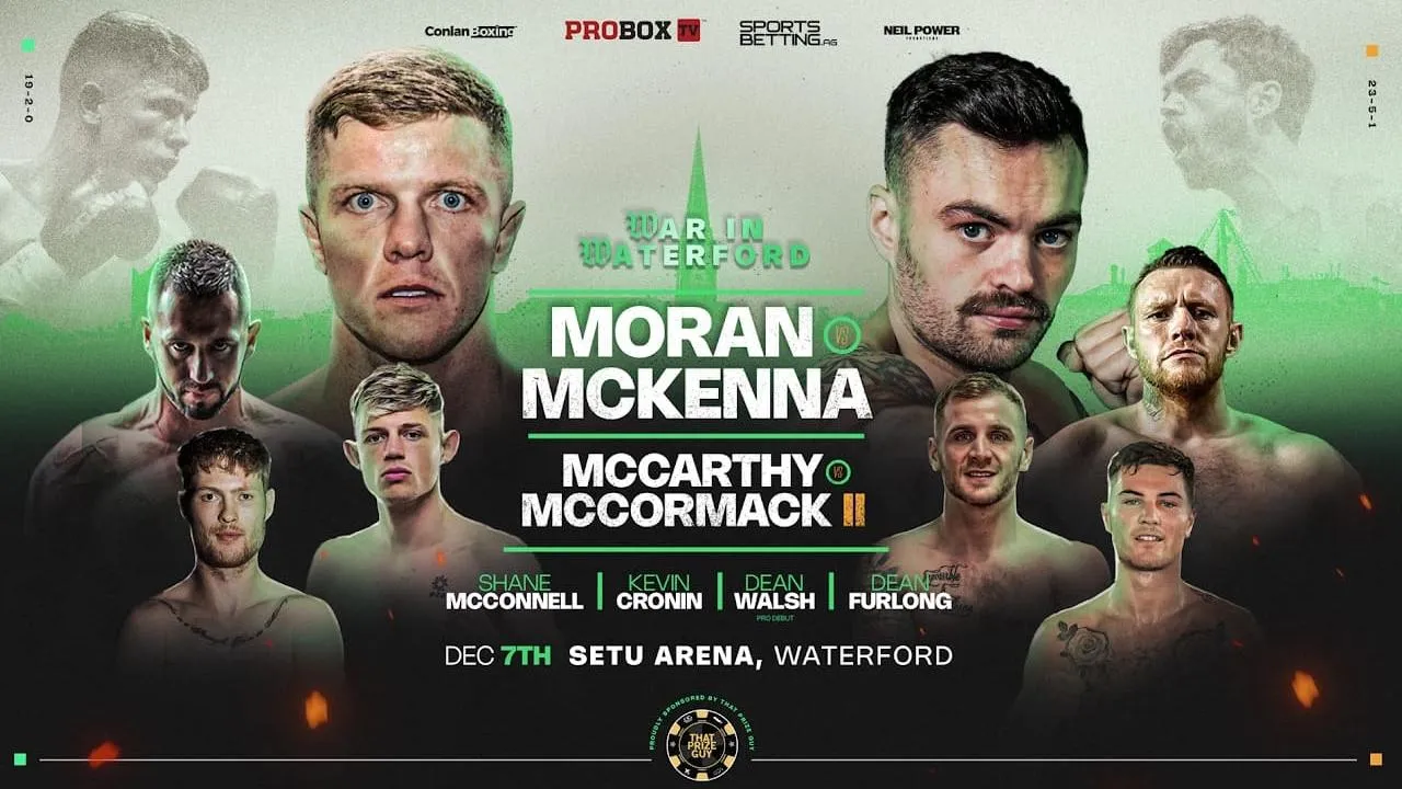 Dylan Moran vs. Tyrone McKenna