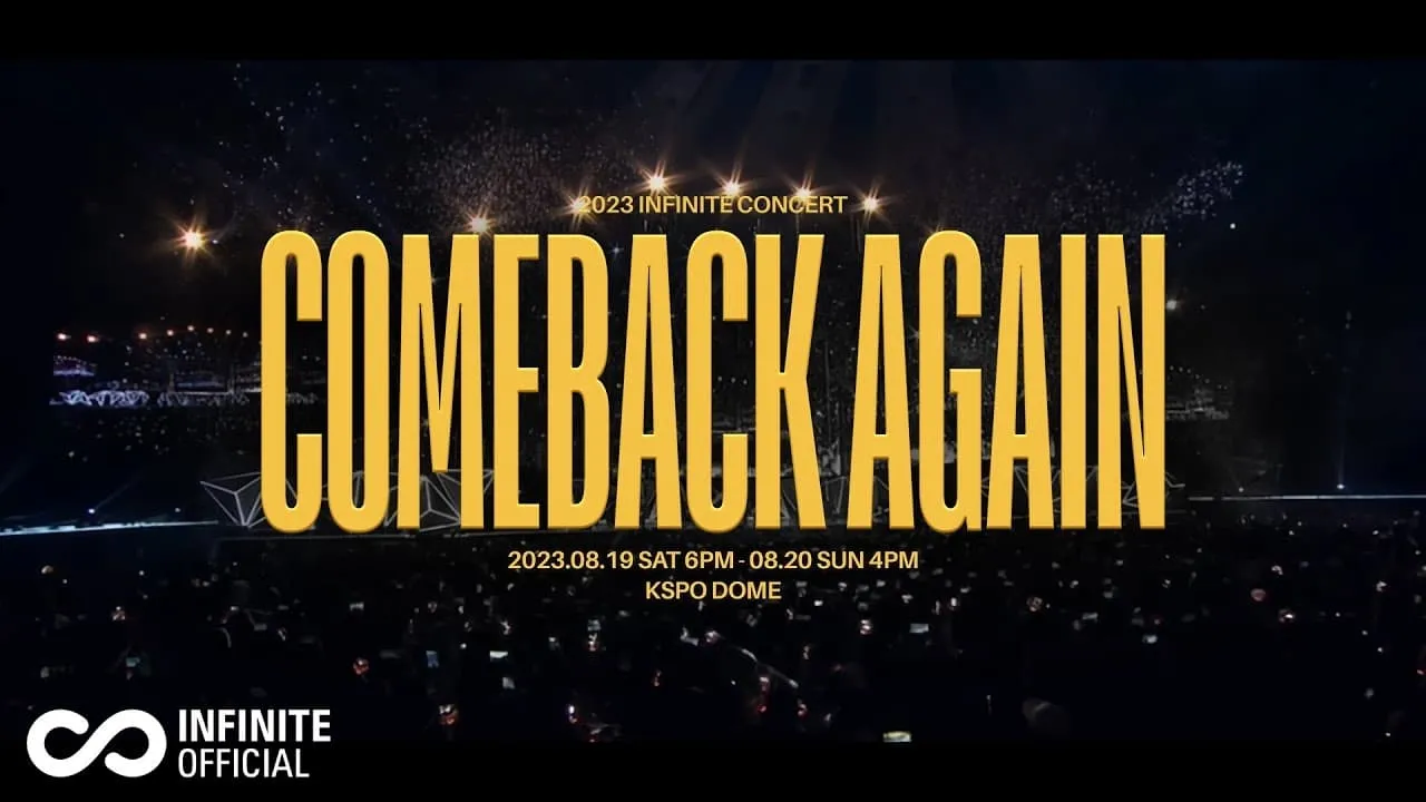 INFINITE CONCERT 'COMEBACK AGAIN'