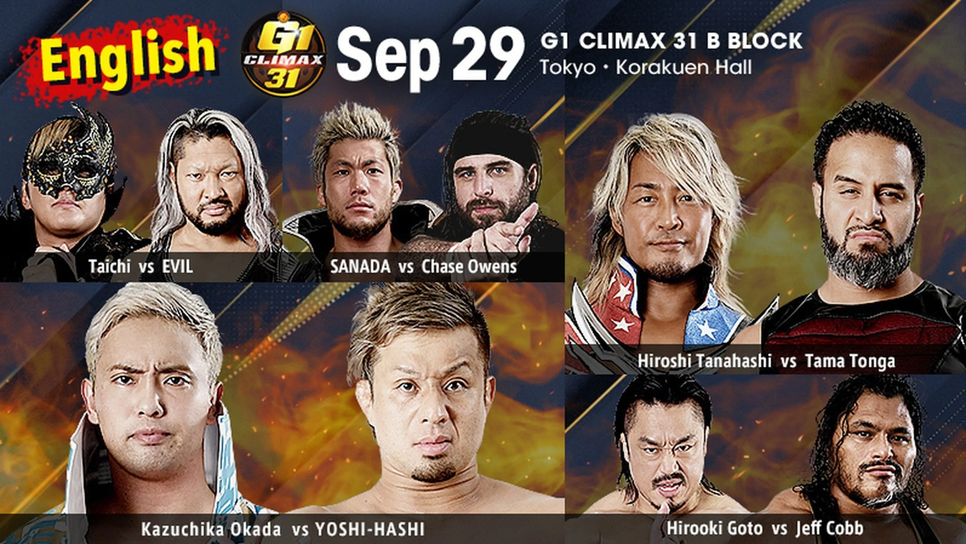 NJPW G1 Climax 31: Day 6