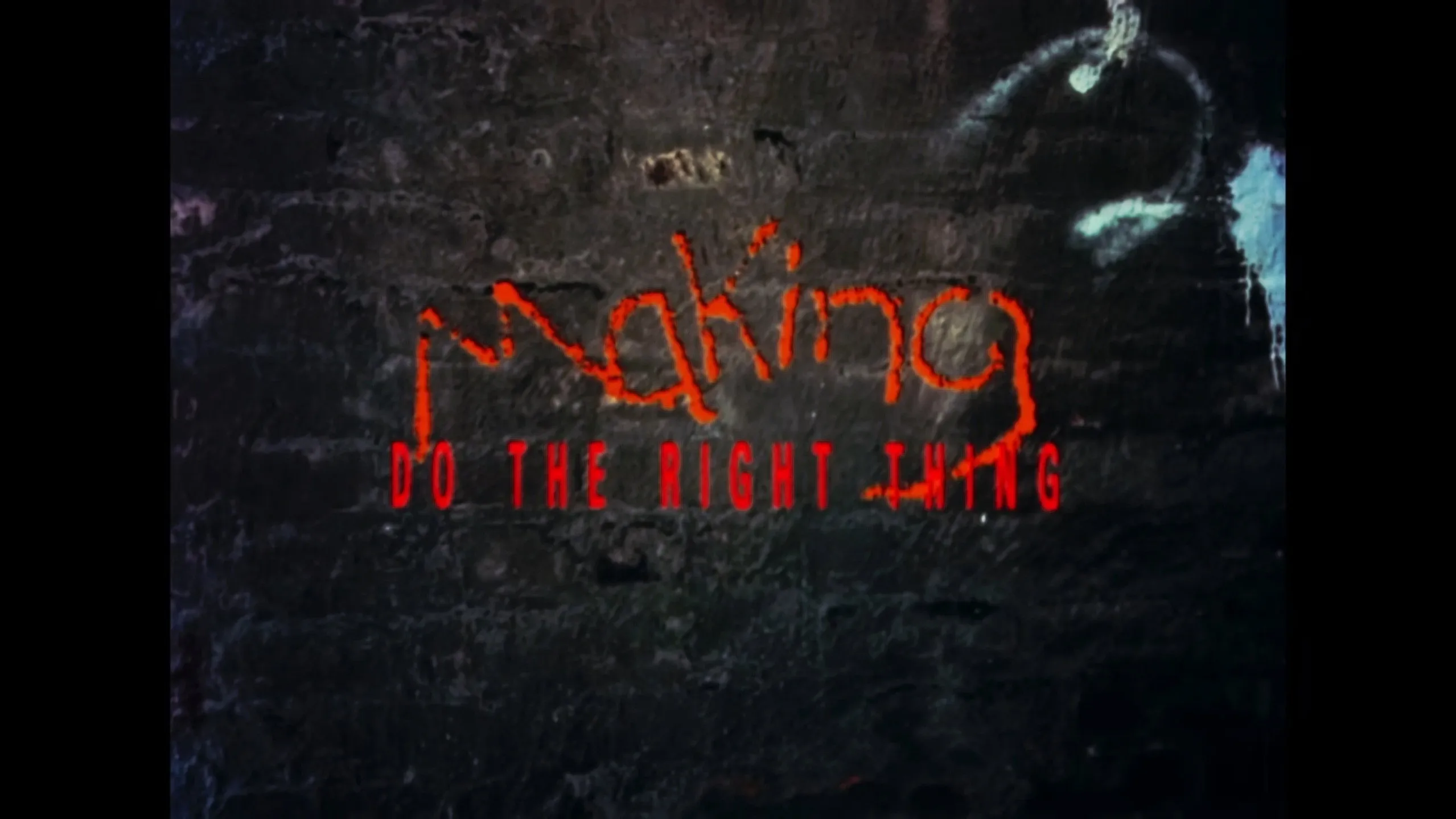 Making 'Do the Right Thing'