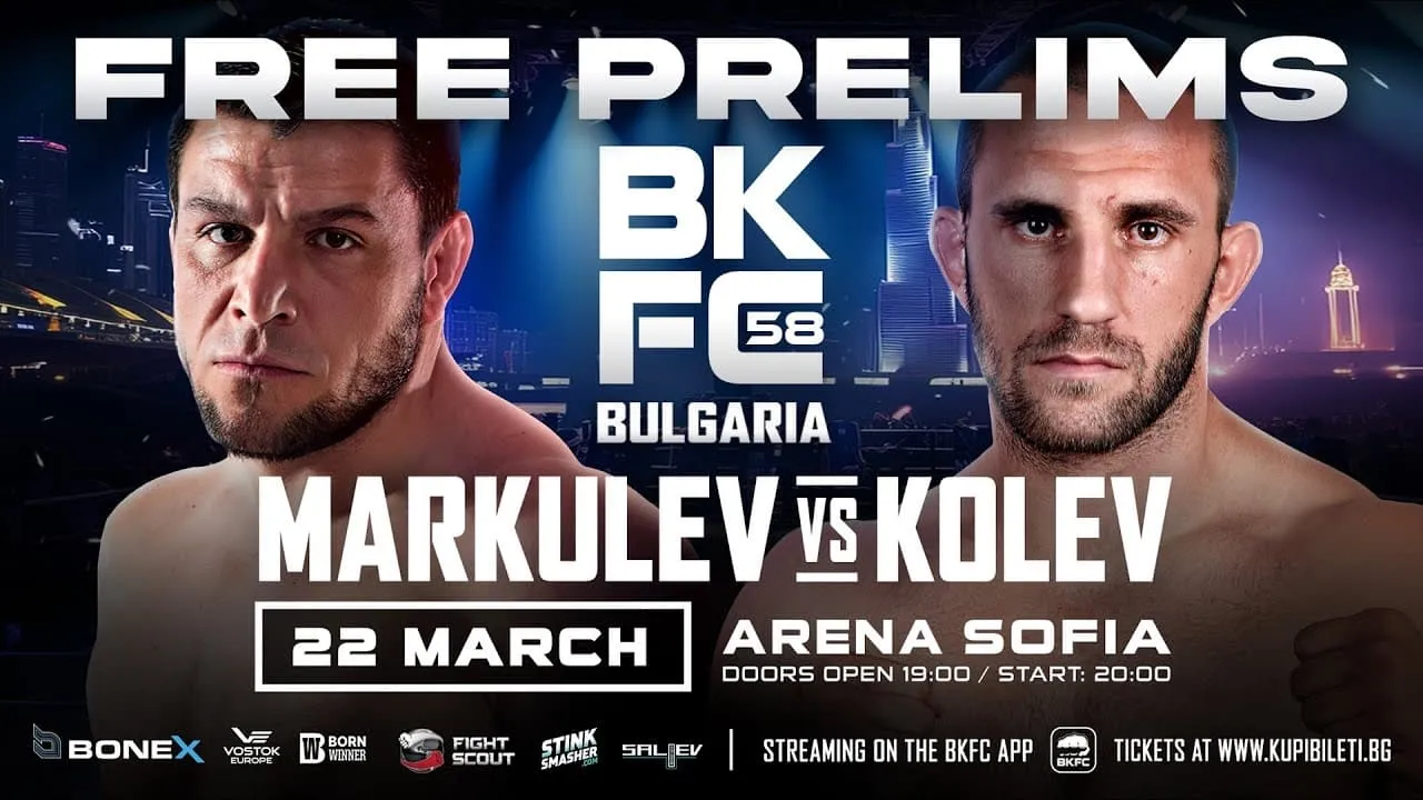 BKFC 58: BULGARIA Markulev vs Kolev