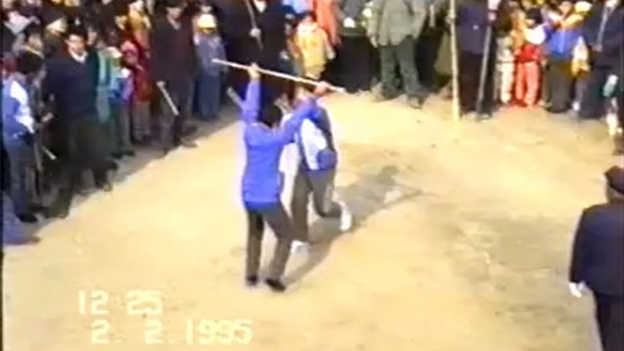 1995年2月2日民间举办迎喜花会
