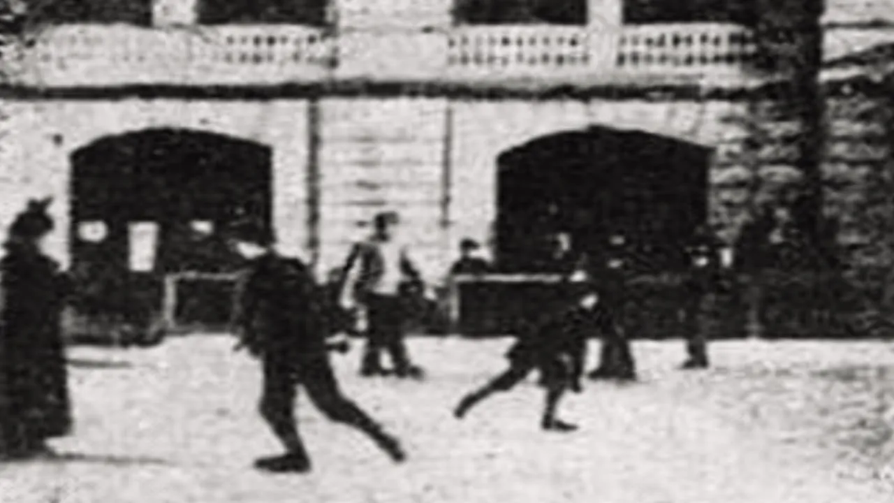 Skating-rink in the Royal Baths