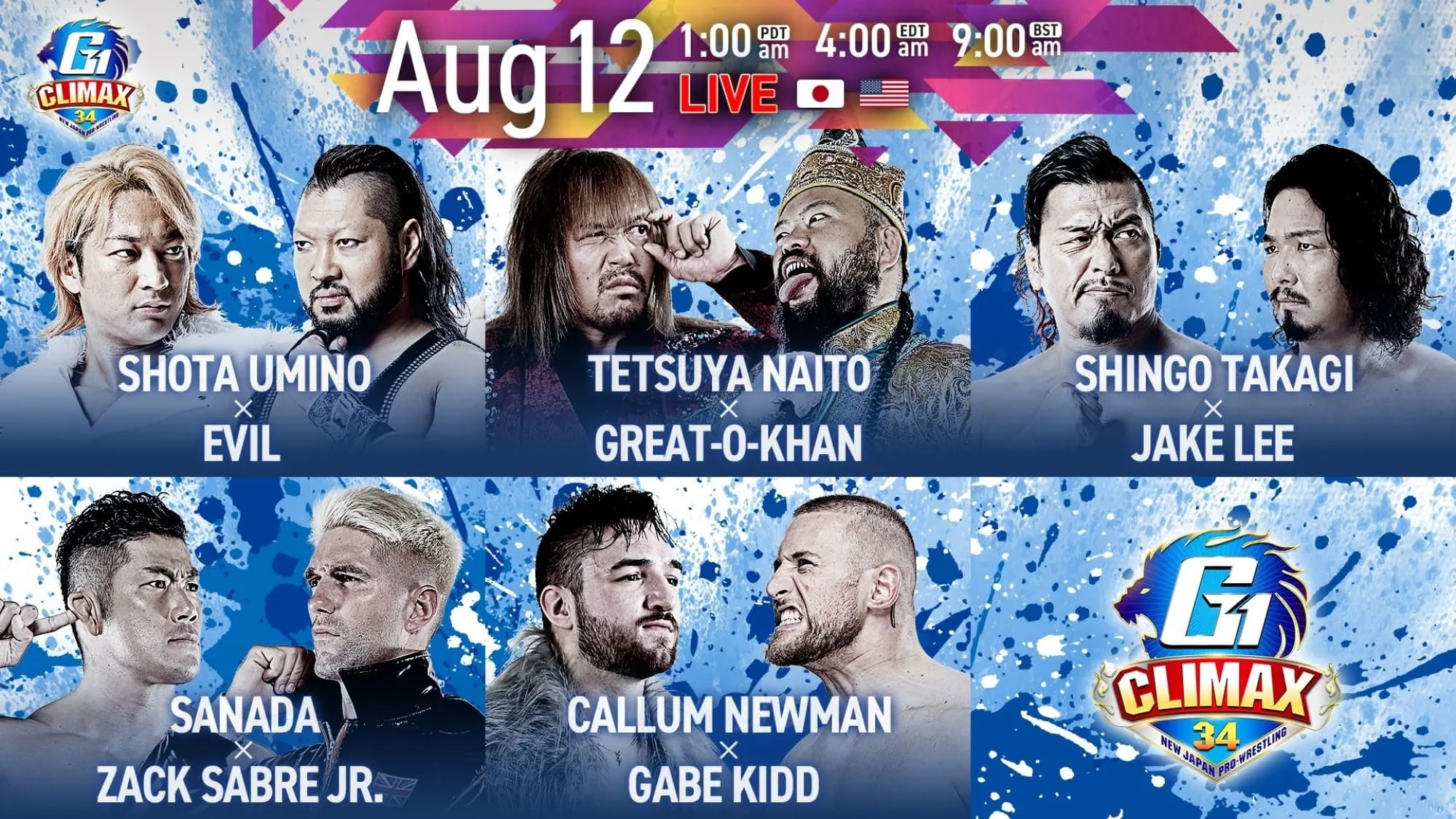 NJPW G1 Climax 34: Day 15