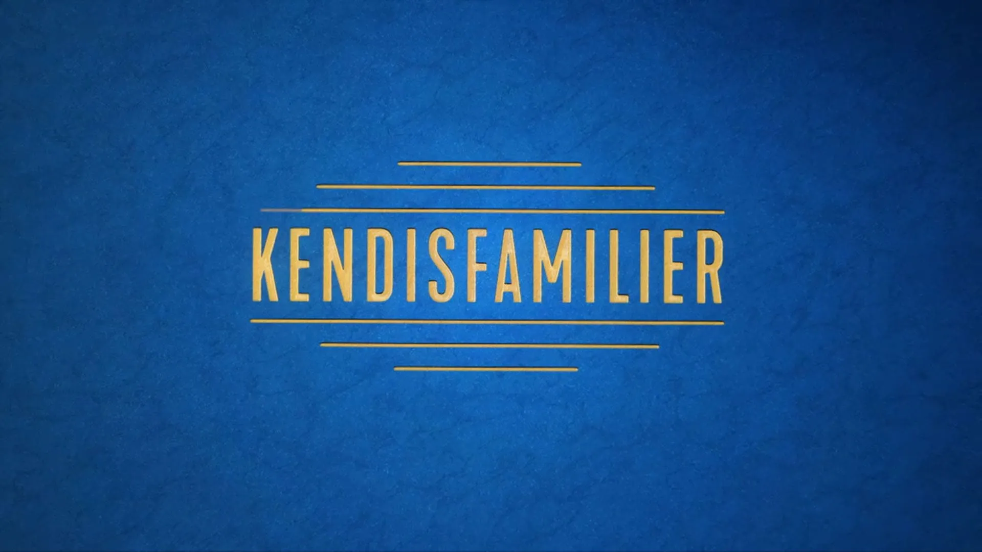 Kendisfamilier